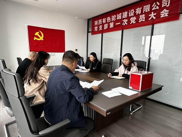 凝心聚力啟新程，有色駝城黨支部正式成立！